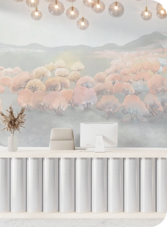 Stunning Look of Reception Area with Honpo